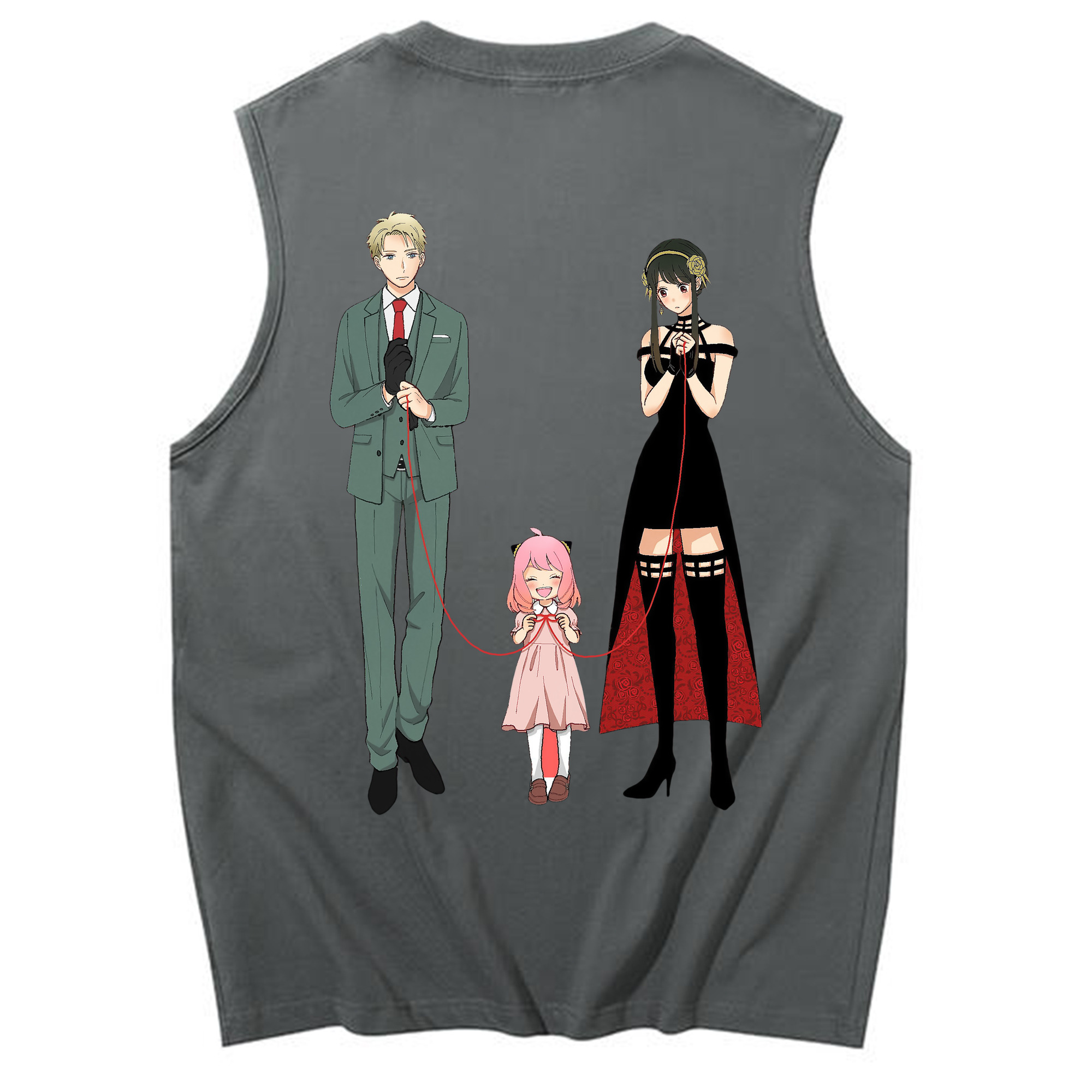 （画像用） SPY×FAMILY间谍家家酒 コットン100％タンクトップ（背面プリント）